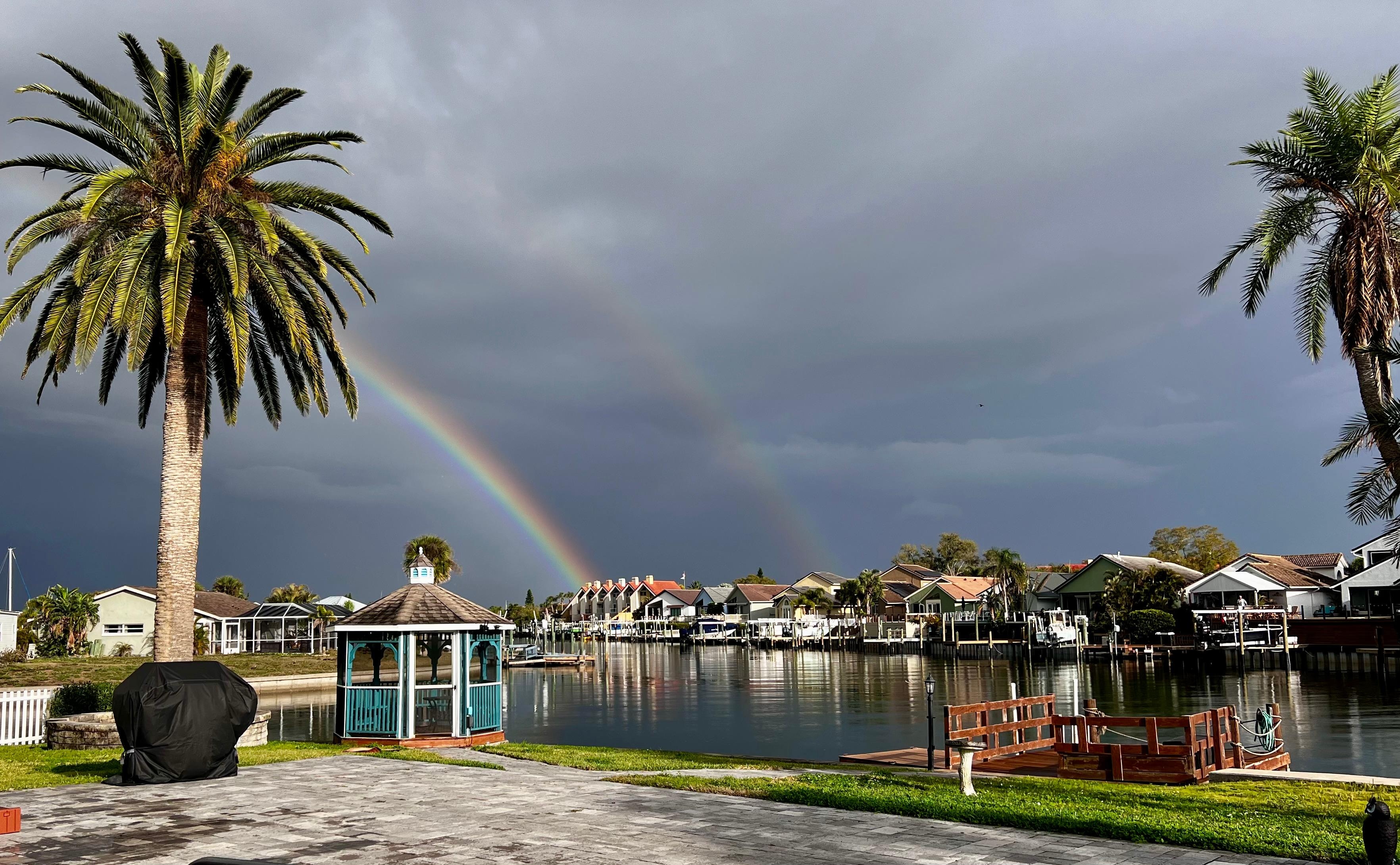 Beautiful double rainbow