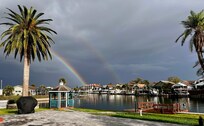 Beautiful double rainbow