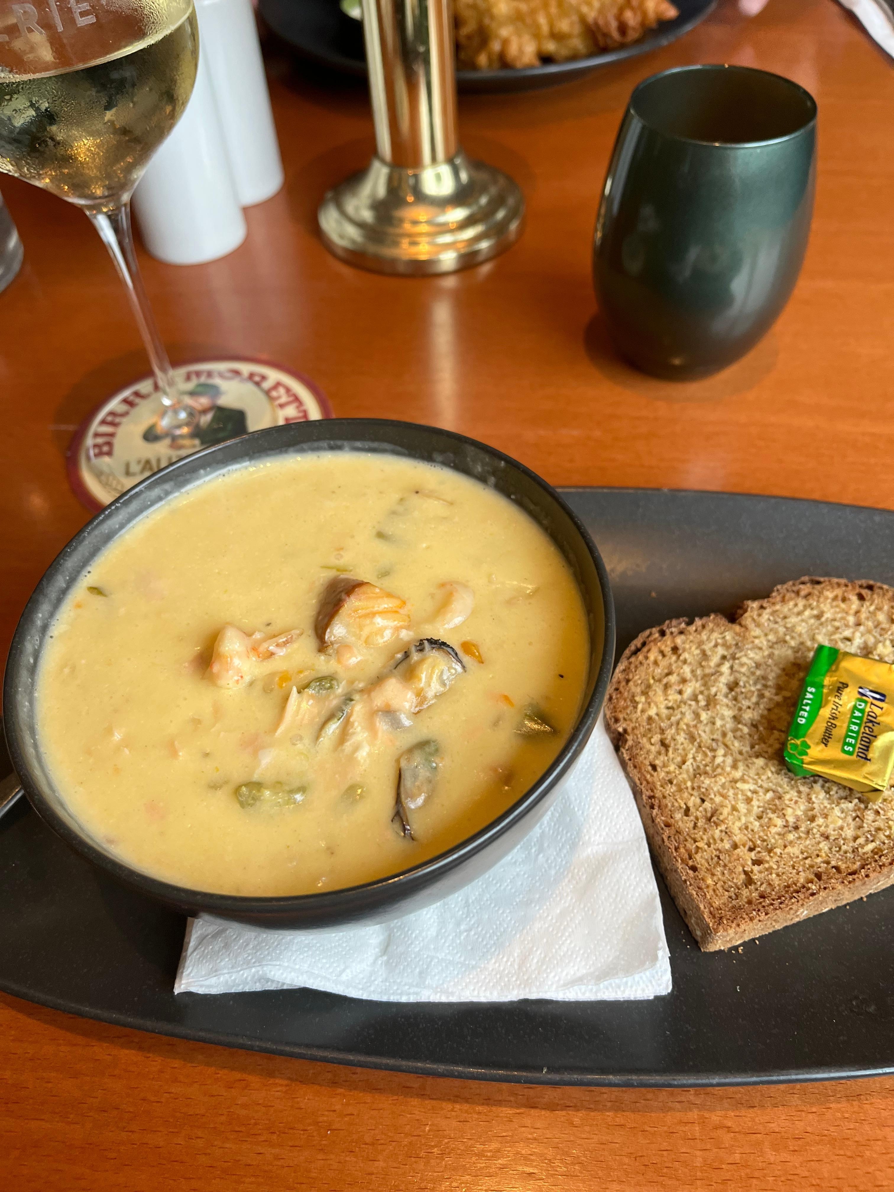 Chowder, really delicious 