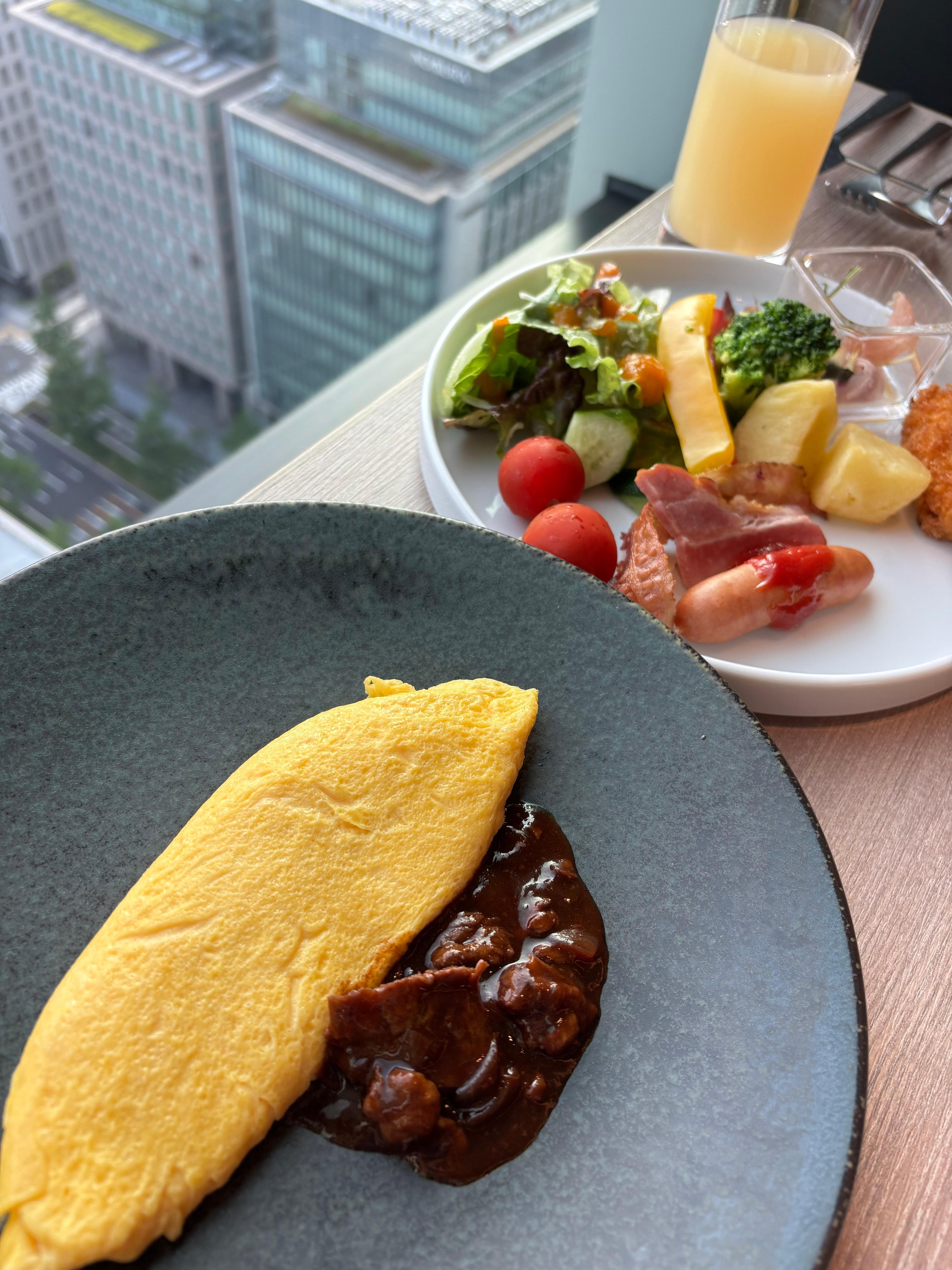 朝食バイキング