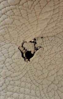 Holes in the bedspread