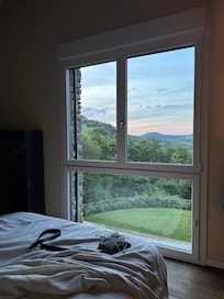 Sunset from the master bedroom window