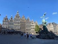 Gilde huizen aan de Grote Markt