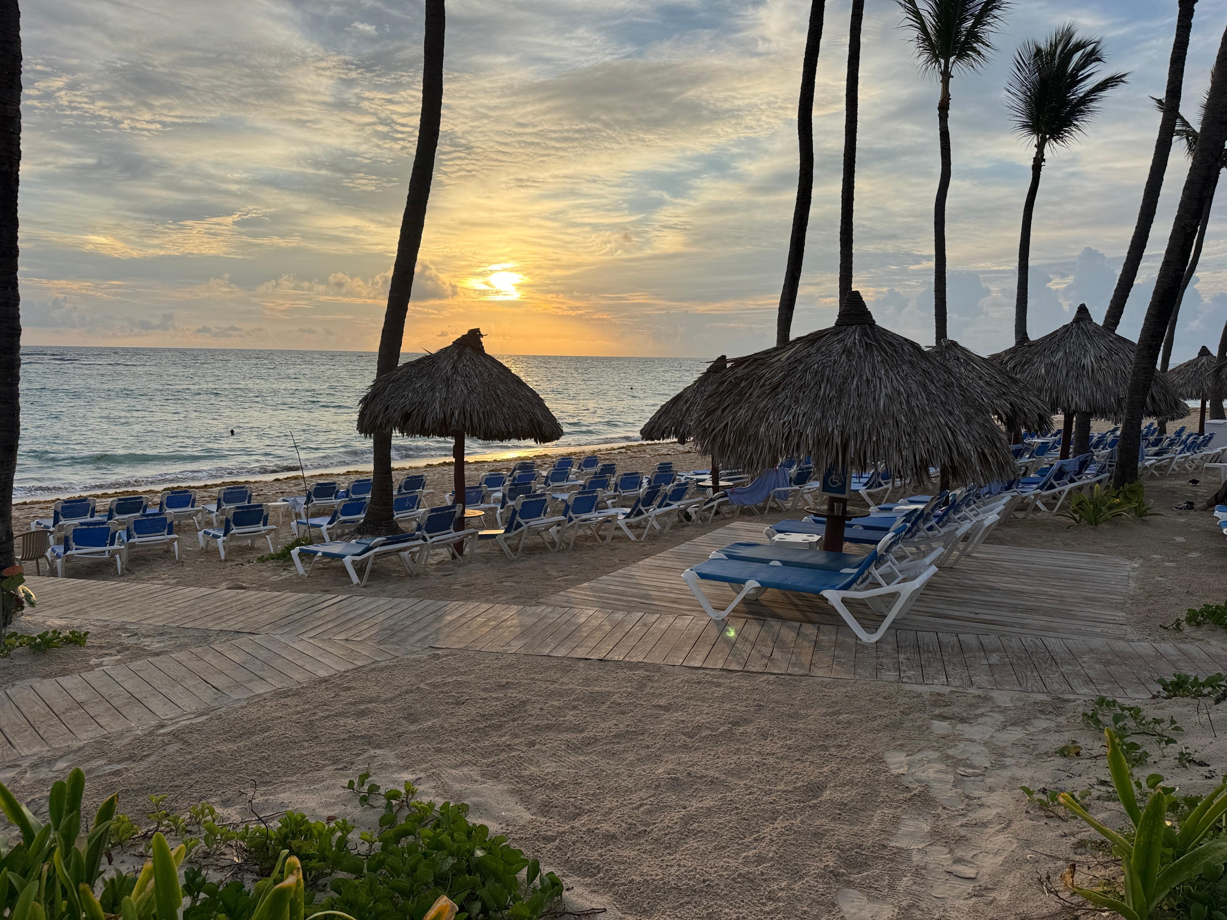 The sun rise was beautiful!