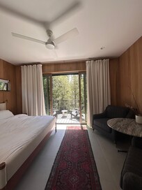 One of the two primary bedroom suites. Beautiful view.