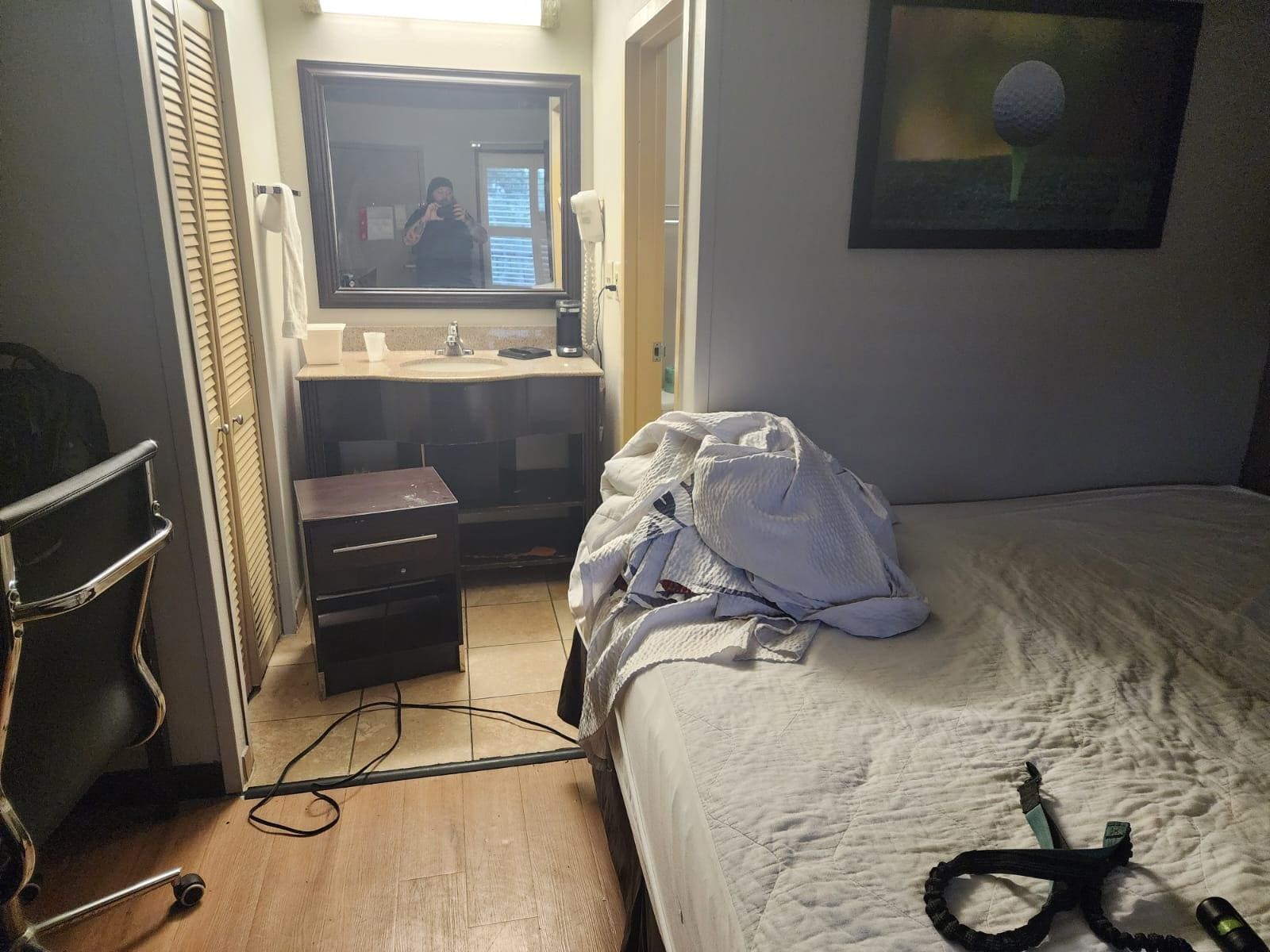 Bed not made