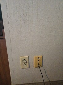 Cracks in all outlets