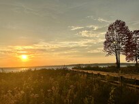 Sunset photo taken from the condo deck