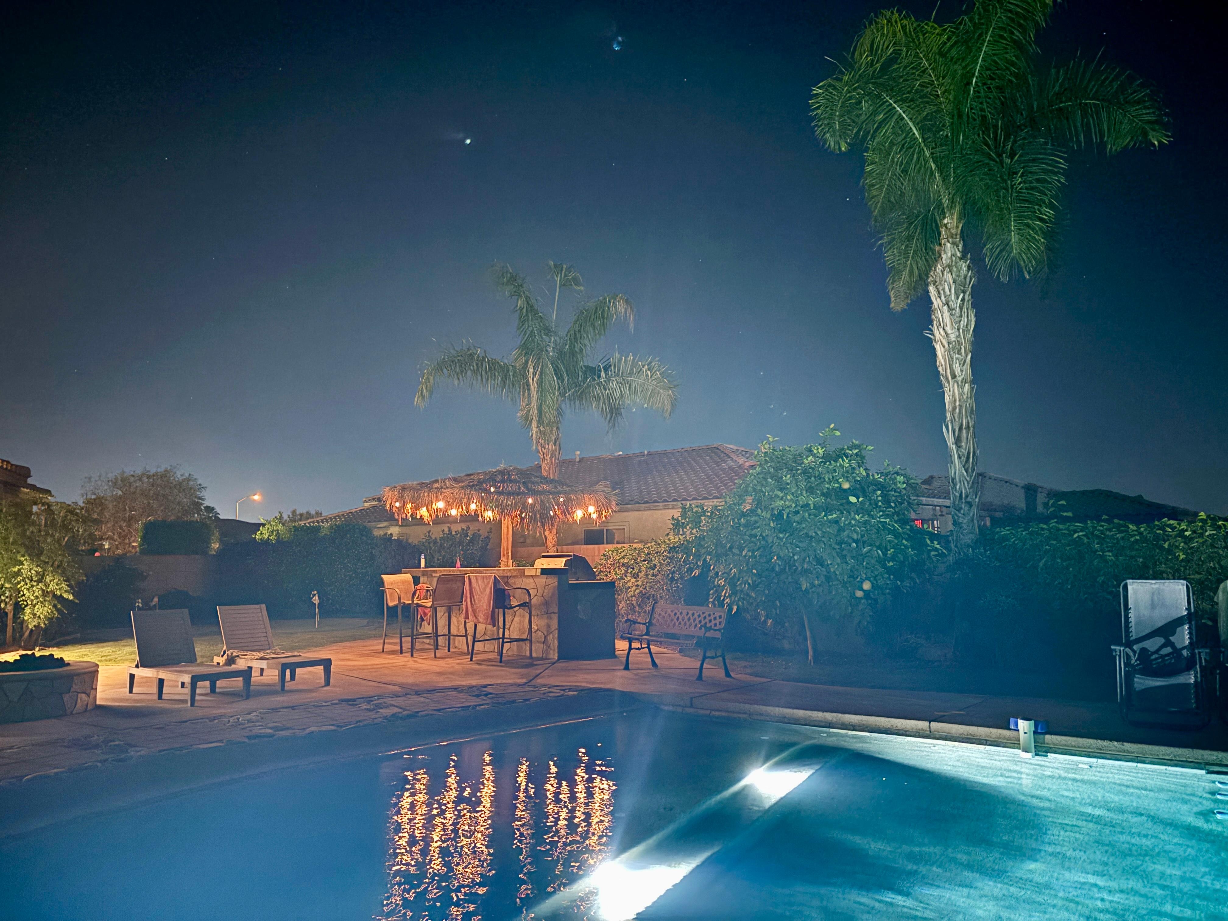 Nighttime is spa time!