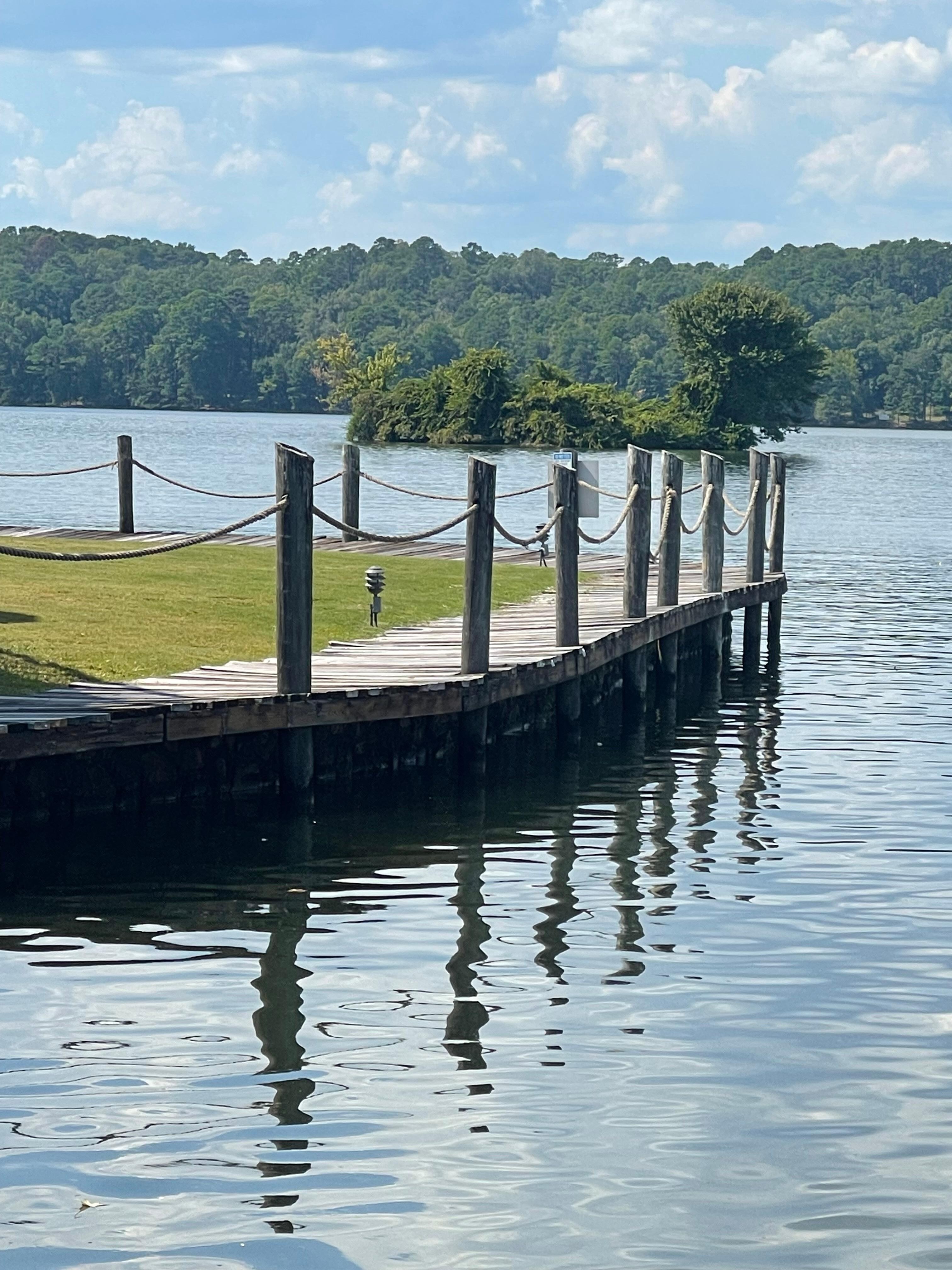 The reflection of the boardwalk as the sun prepares for the late afternoon!!!!