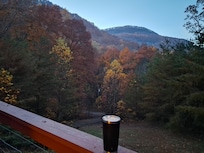 Watching the sunrise on our first night there, absolutely breathtaking!