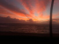 Sunrise view from the lanai.