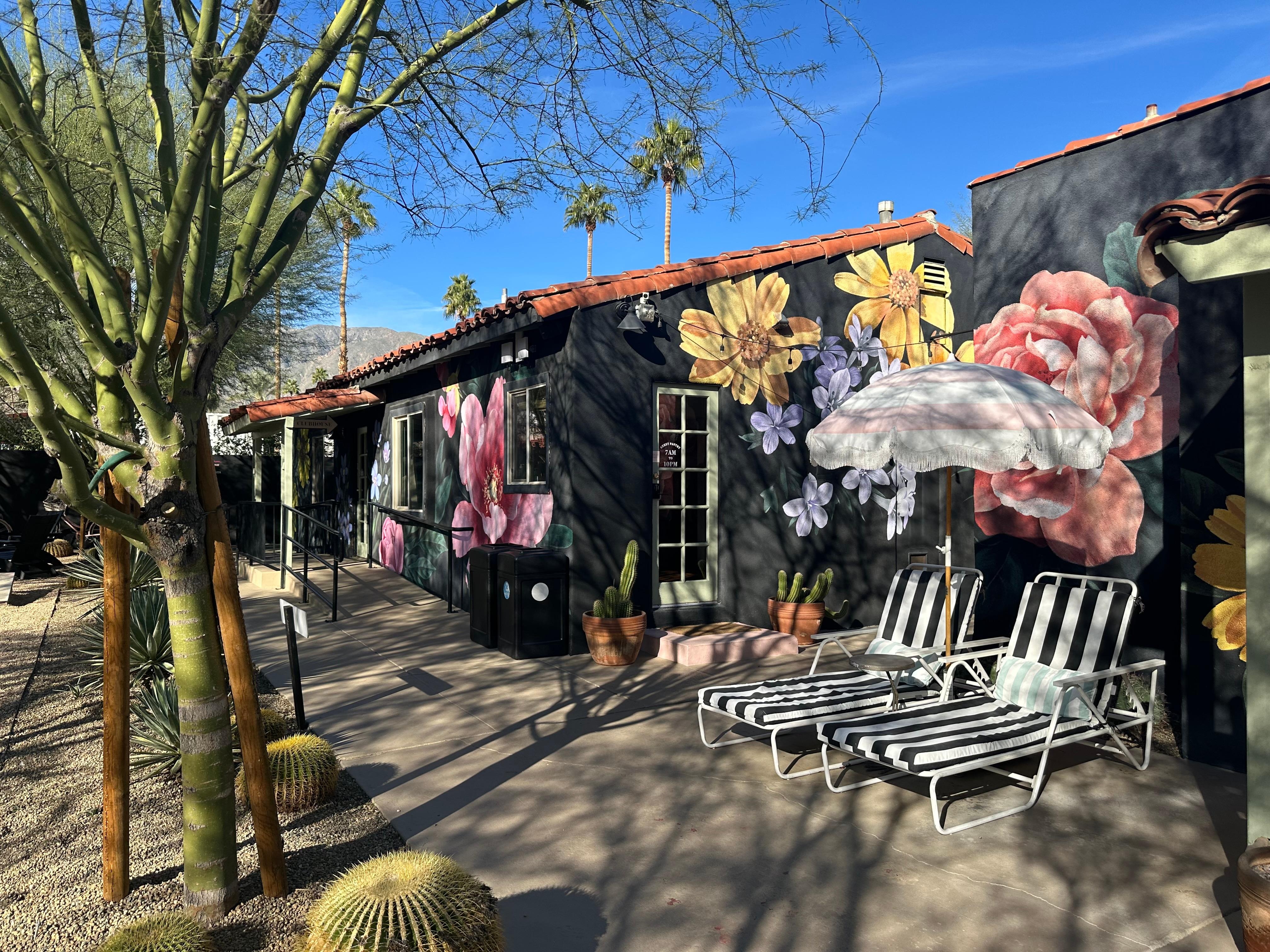 Lovely patio areas…