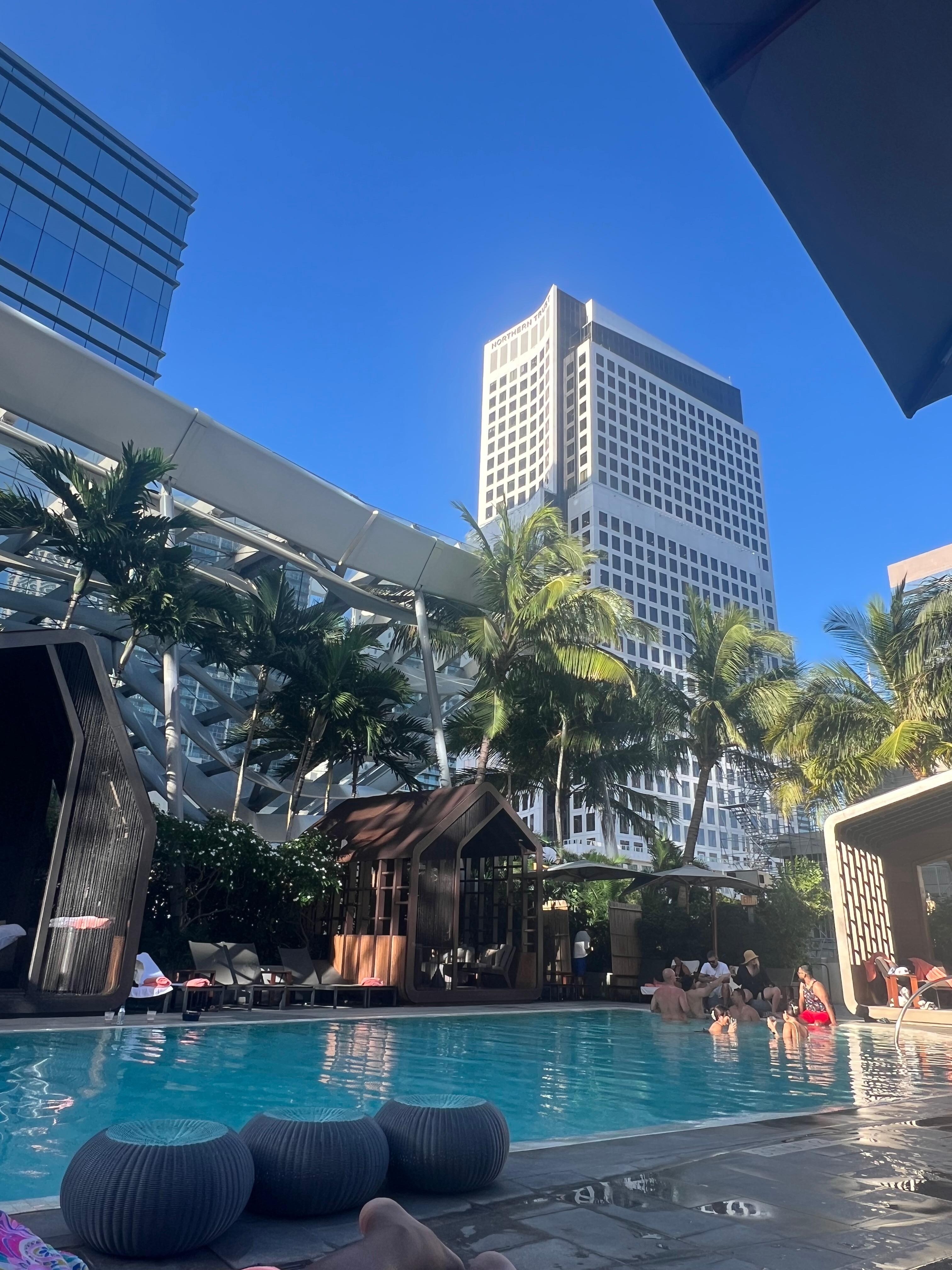 View from the pool so relaxing 