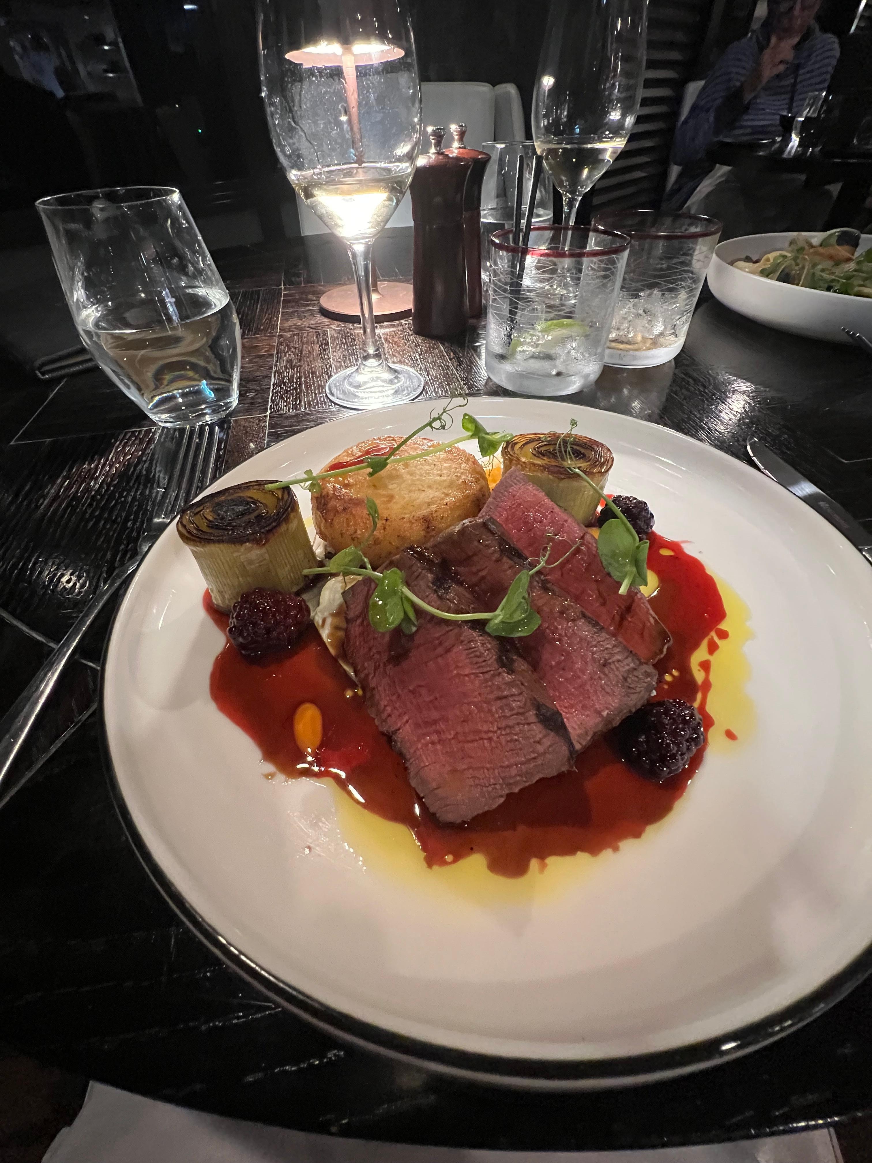 Dinner at restaurant 