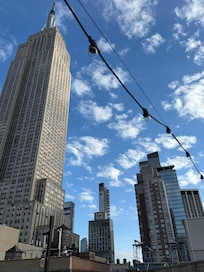 View from the rooftop bar