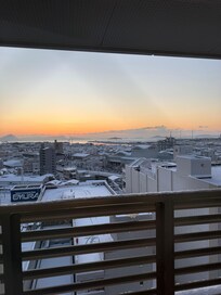 My beautiful view from the fire exit