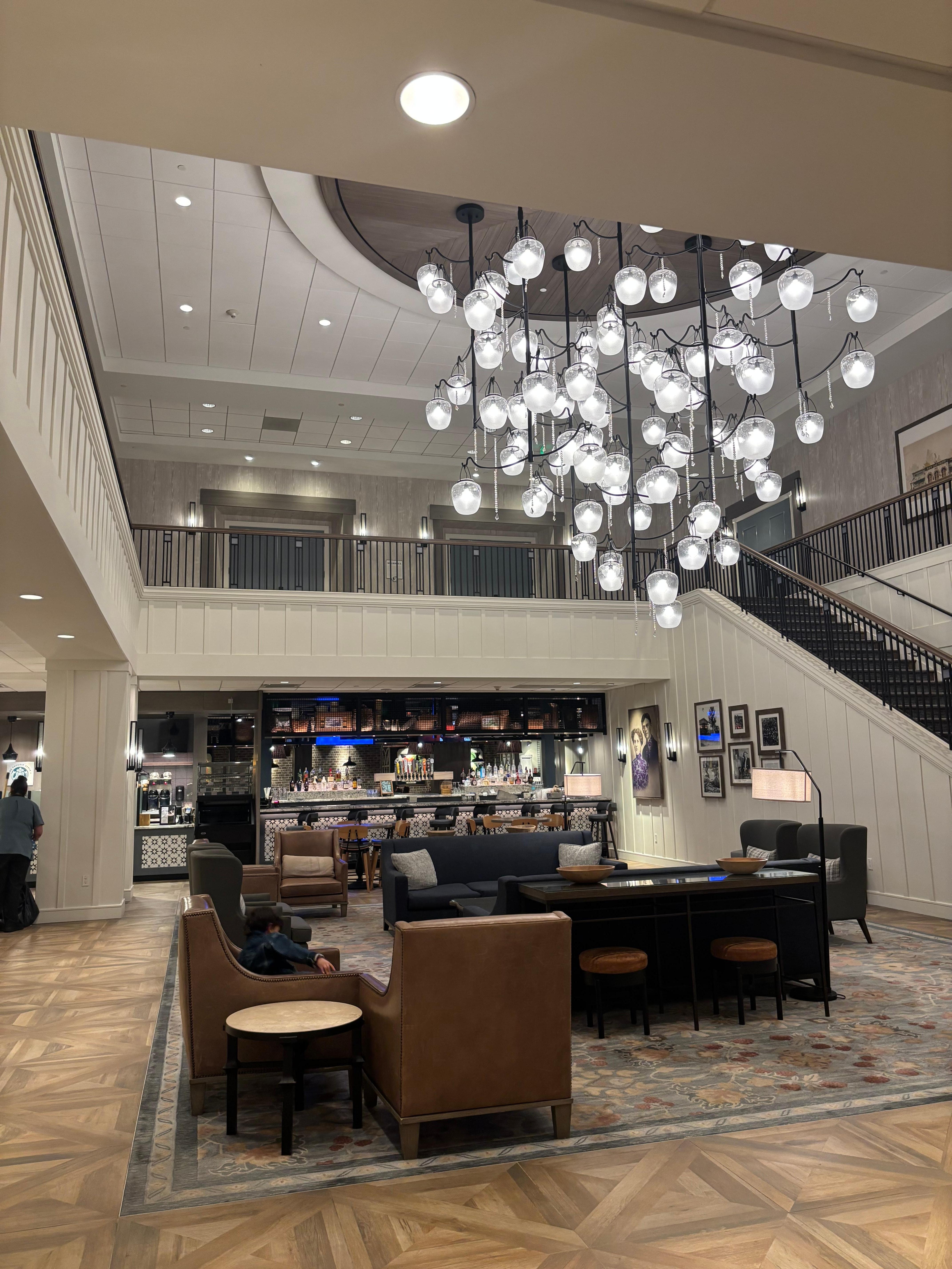 La recepción, increíble 