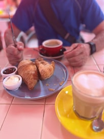 Our favorite place for breakfast called the Lazy Cafe. Just short walk from where we were staying.