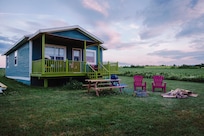 The view from the front lawn.