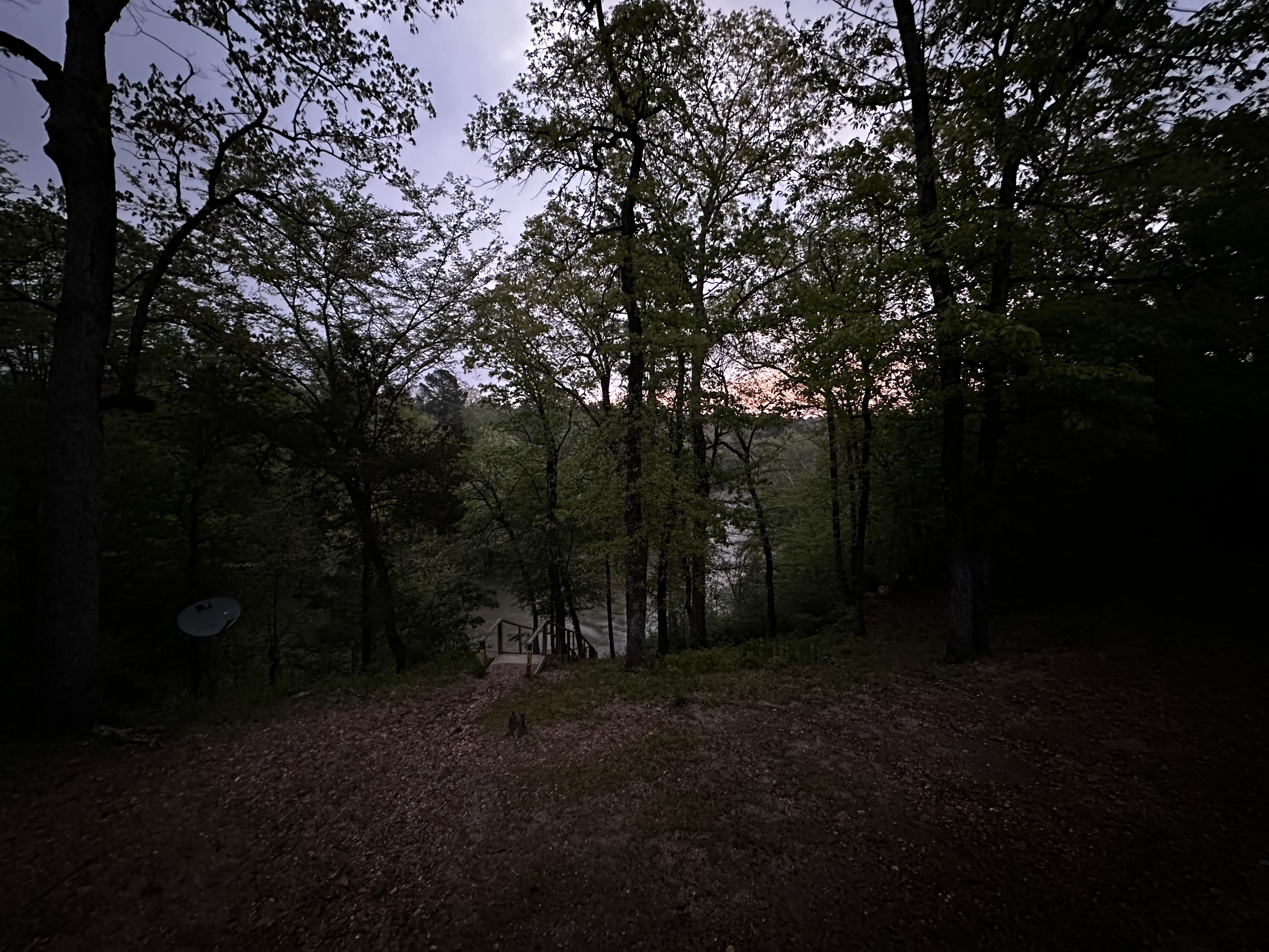 From the porch