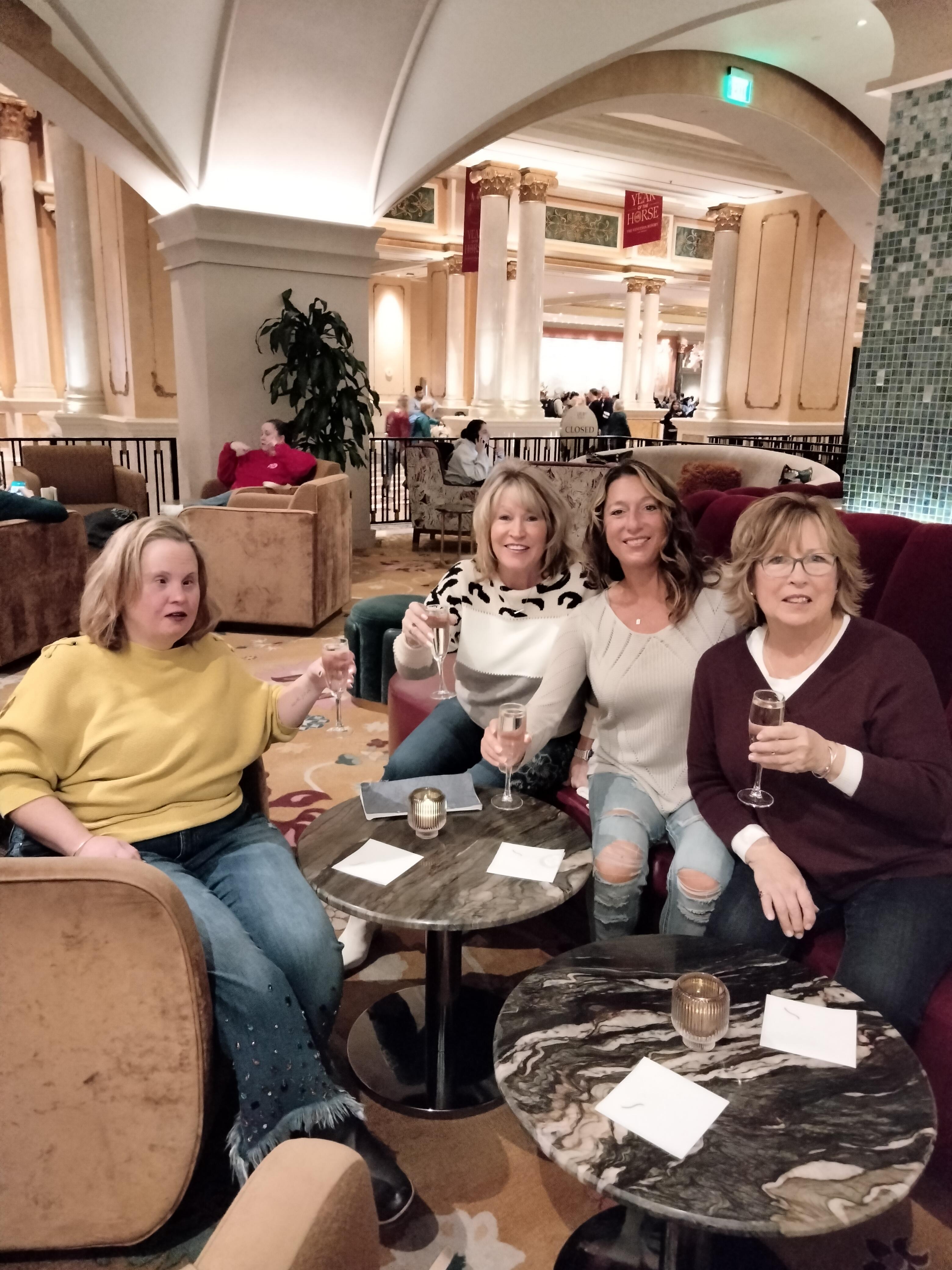 Sala for my mother's 70th compliments of the hotel a champagne toast;)