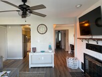 Looking from living room