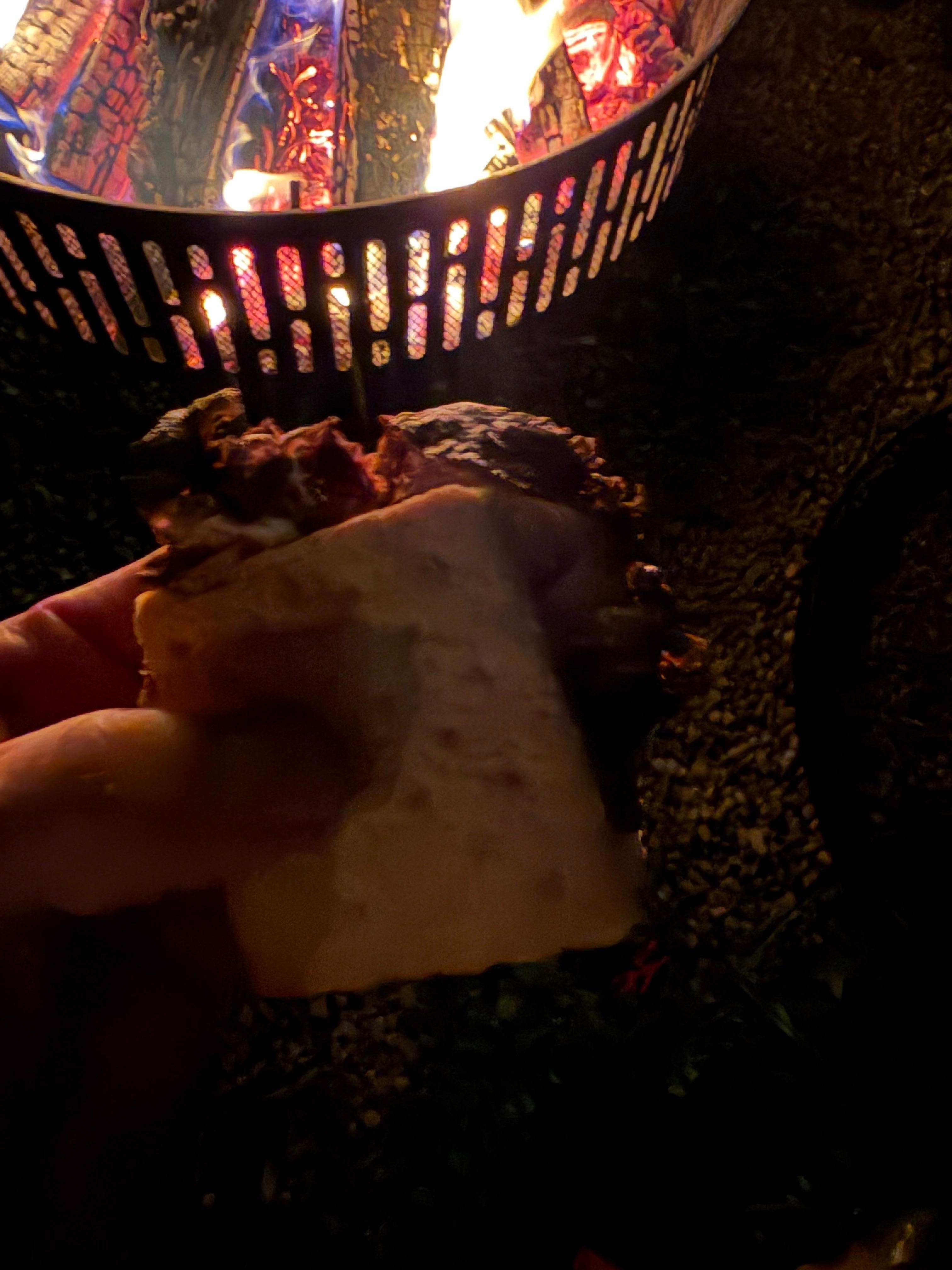 S’mores courtesy of the host in kitchen