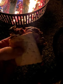 S’mores courtesy of the host in kitchen