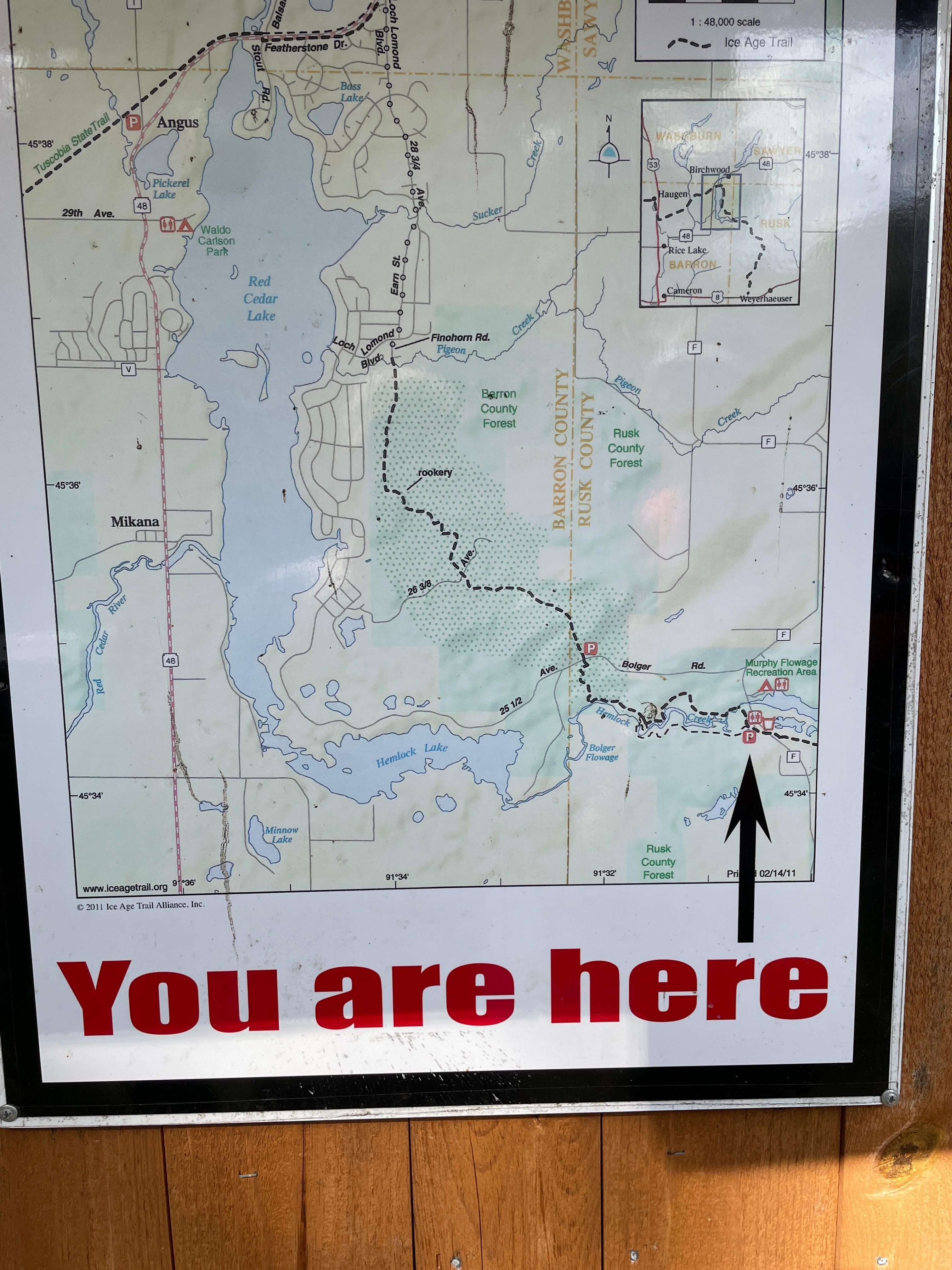 We also hiked the Ice Age Trail just 10 minutes south. 