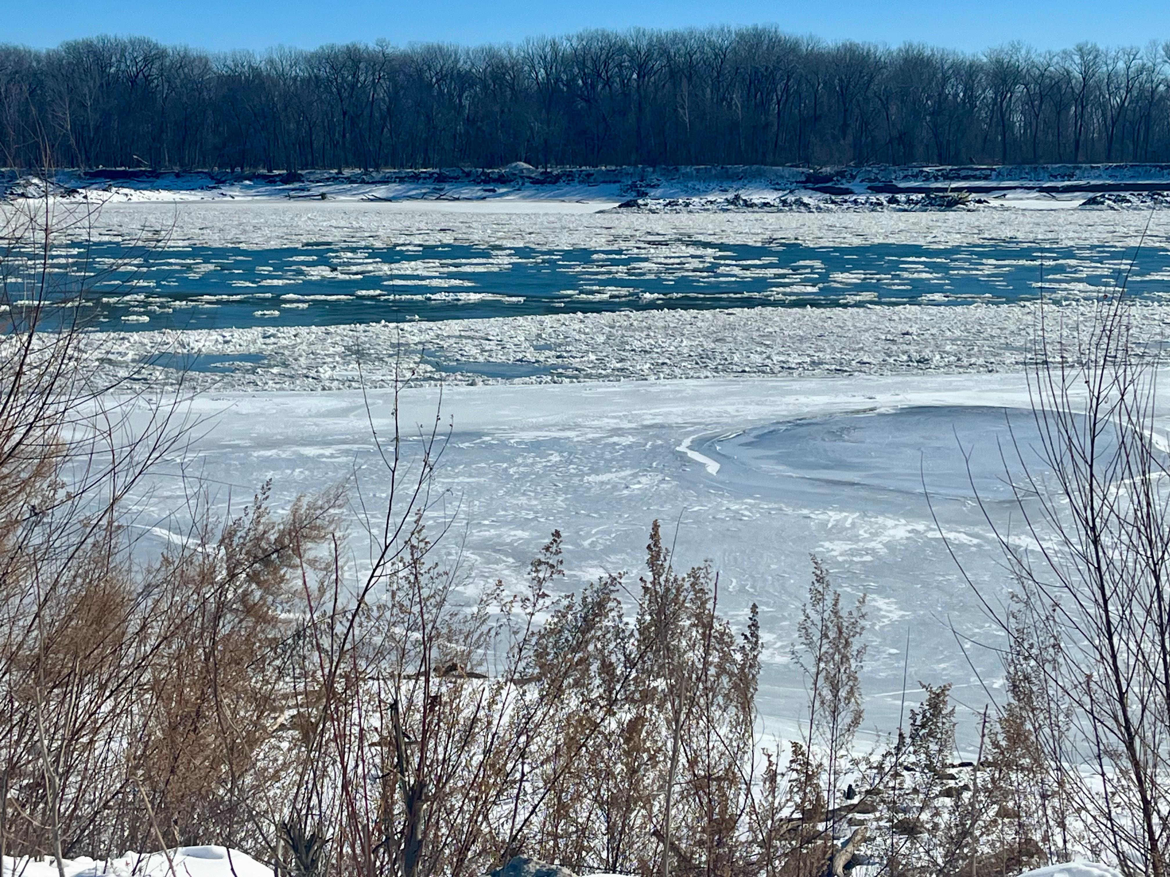 Missouri River out back