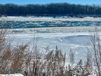 Missouri River out back