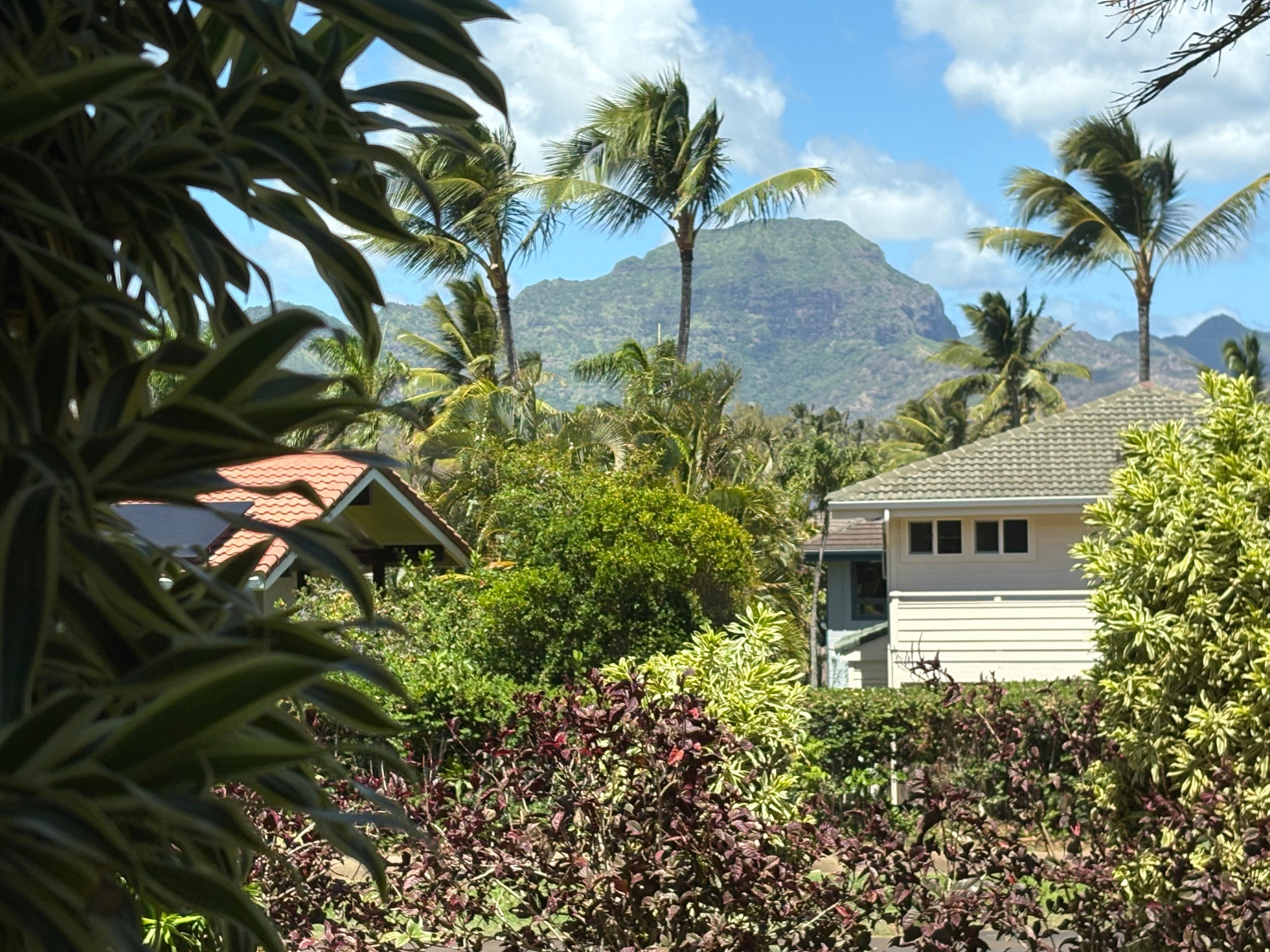 View from the bedroom patio doors.  