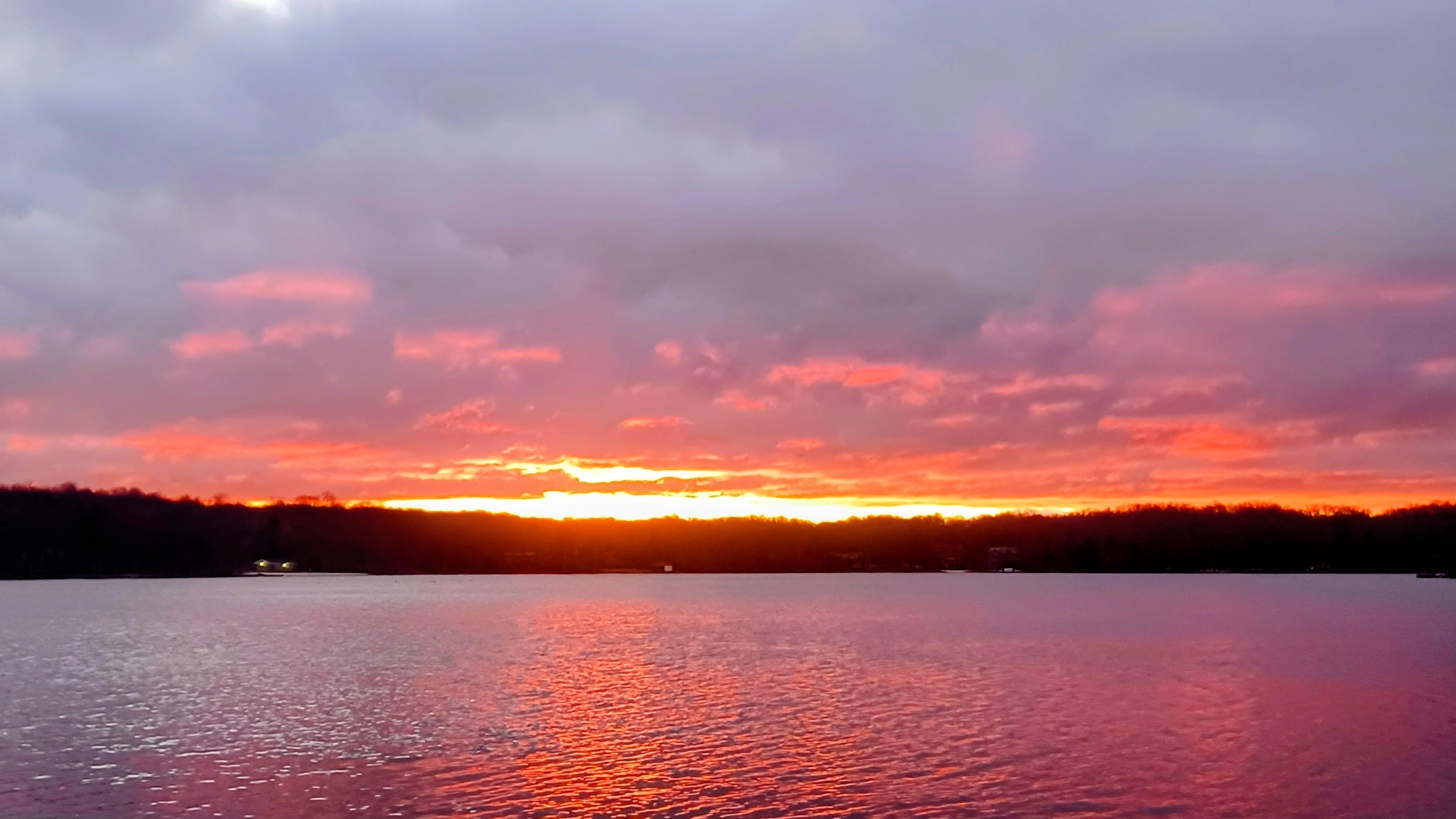 Sunrise from the back yard