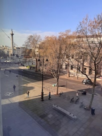 View of Trafalgar Square from the room