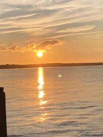 Sun set from the pier in Ryde