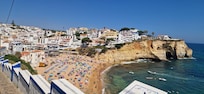 The beech is 15min walk