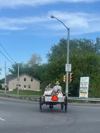 Enjoyed watching the Amish carrying out their day-to-day errands