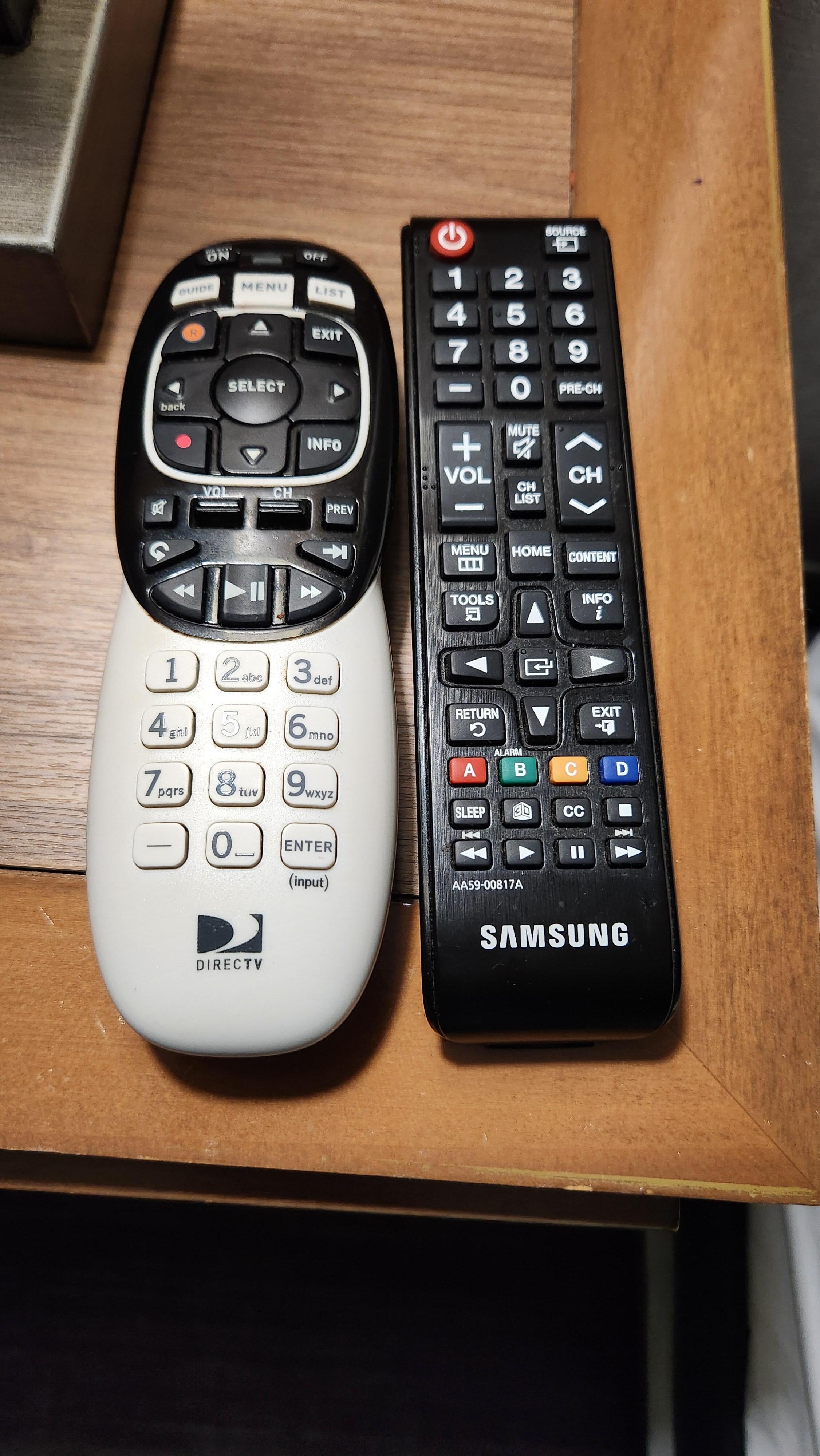 Asked for a remote received 2 I had to figure out which one worked 