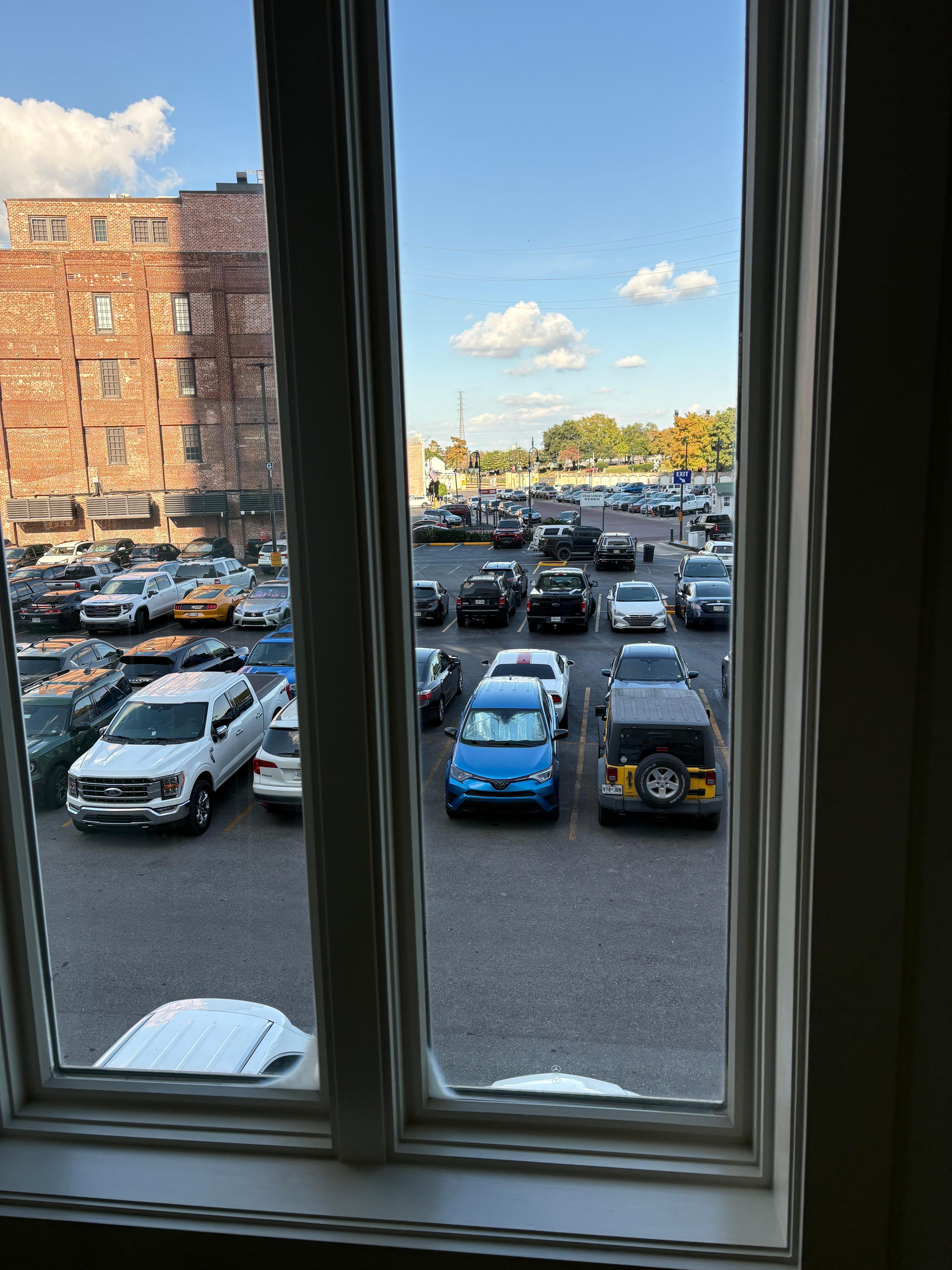 Our “upgraded” view. 