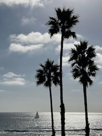 View from balcony patio
