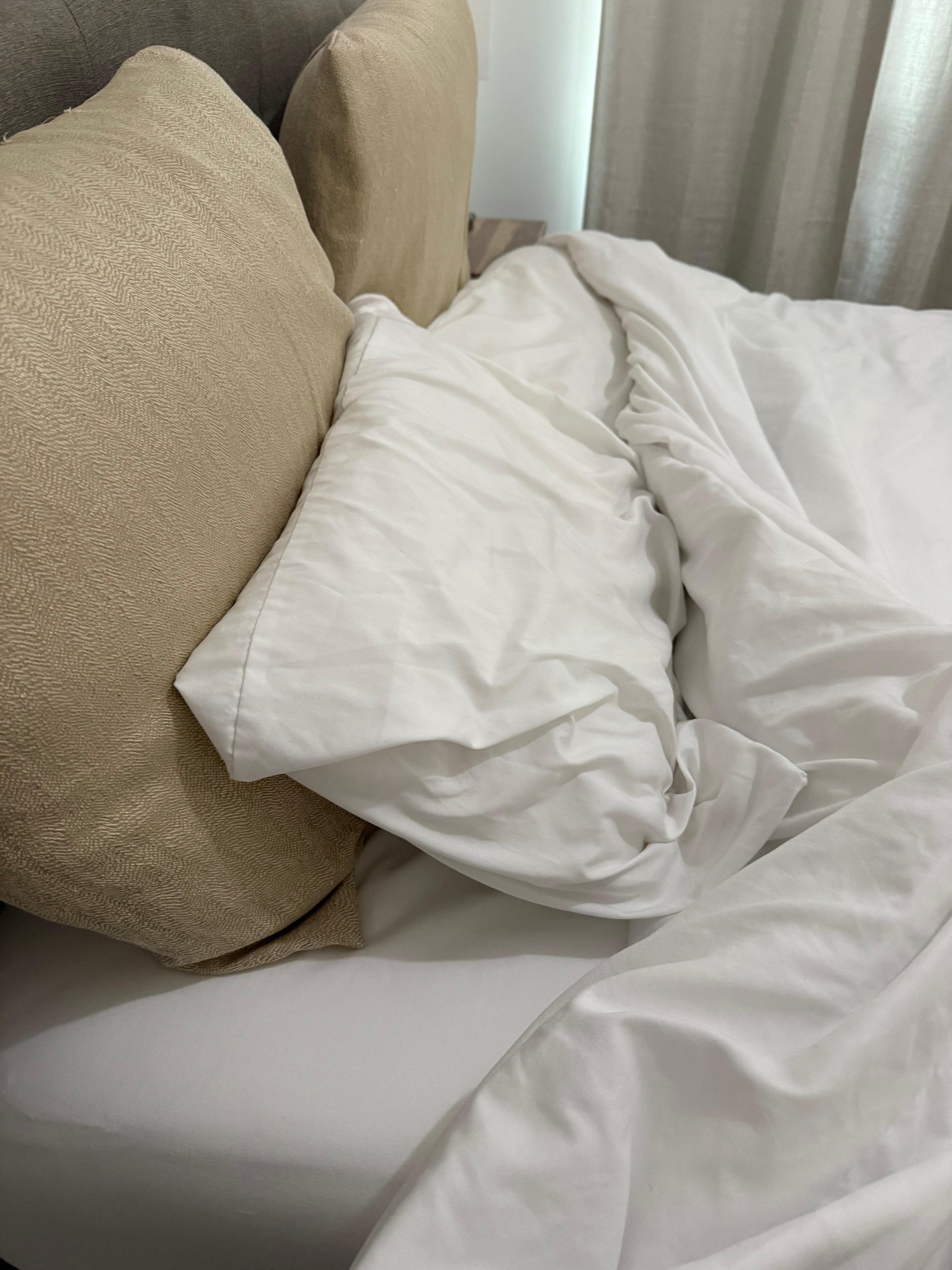 Pillows aren’t fluffy at all. 