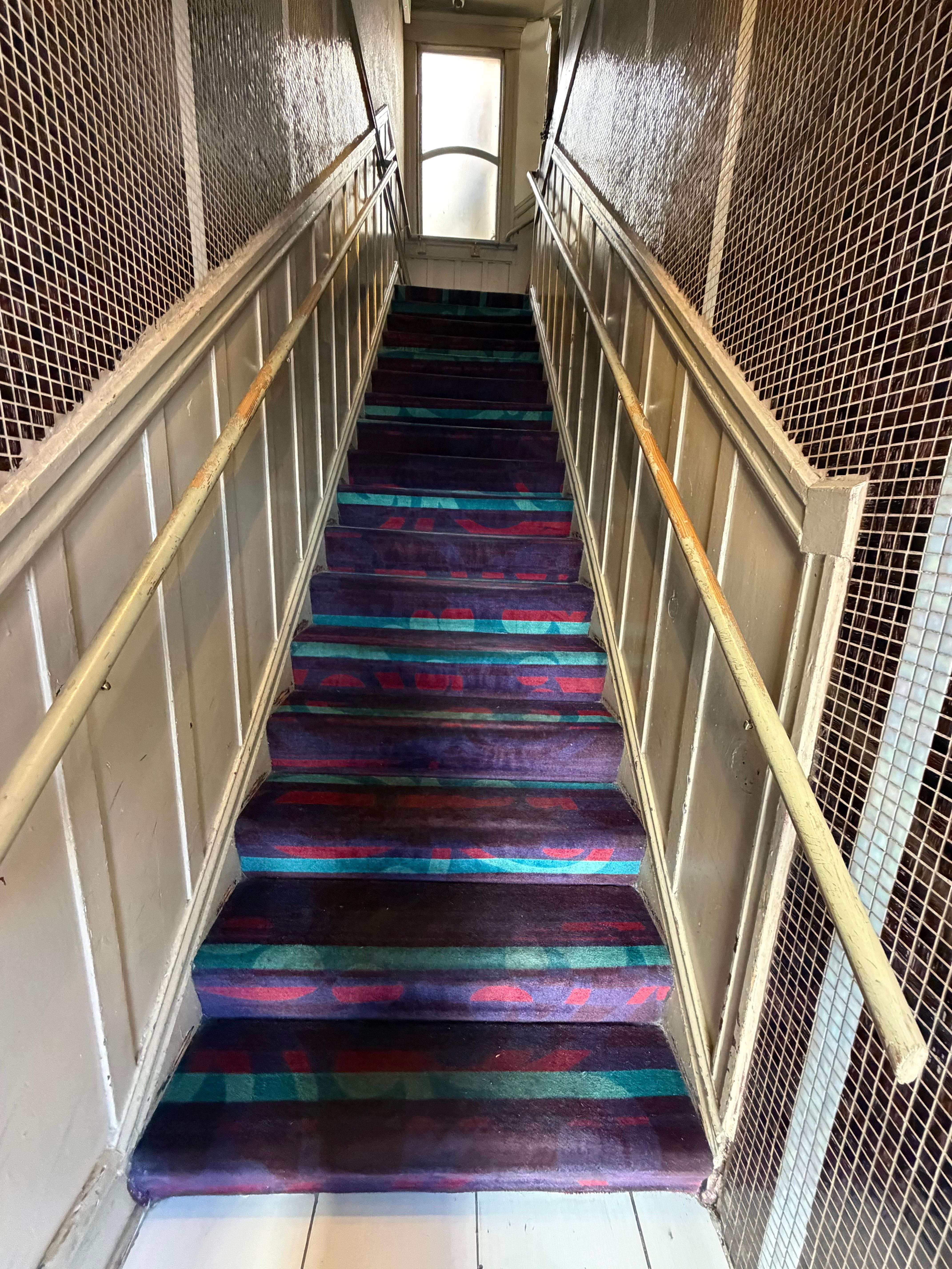 Entrance from the bottom floor to 2nd reception. No elevator. 