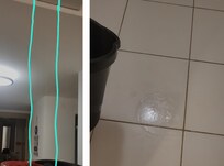 Leaking (but heavily!) airco's.