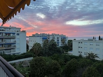 Sunrise from the balcony.