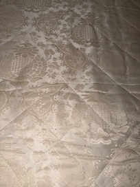 Pull out mattress was covered in crumbs and hair