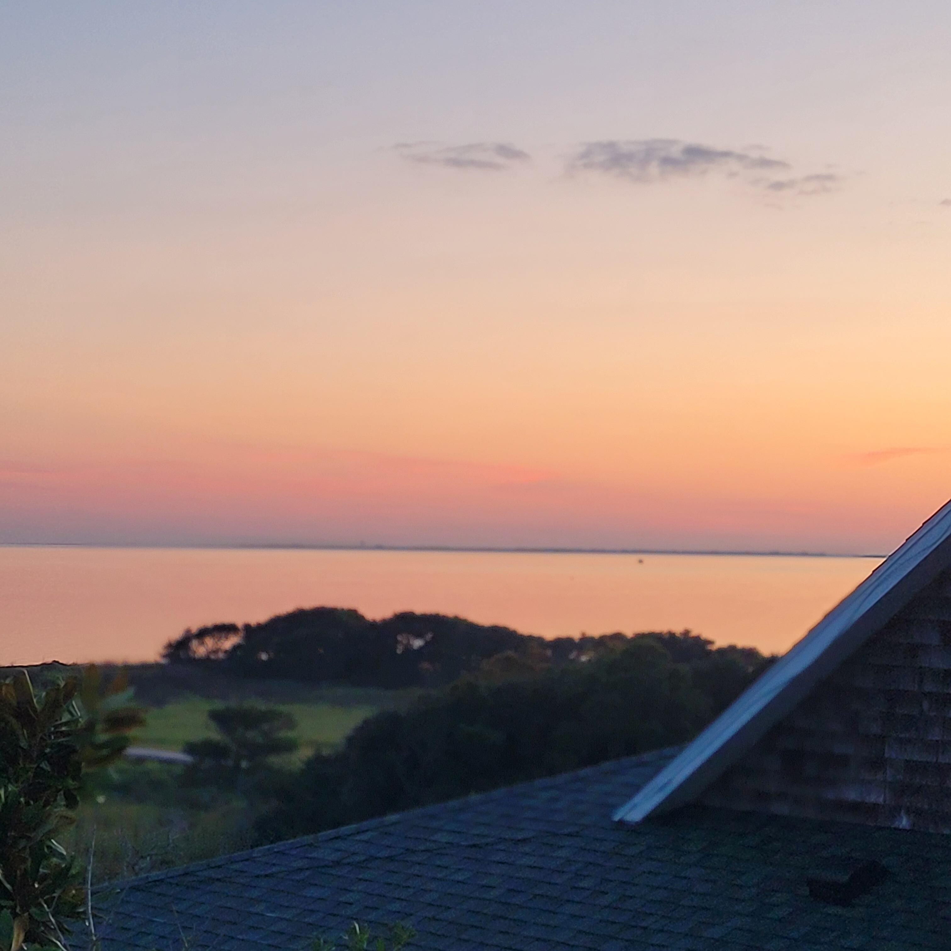 Sunrise from the deck