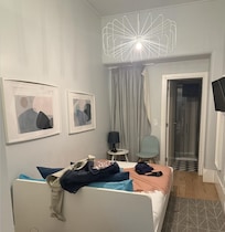 Room was extremely small with no room for our suitcases