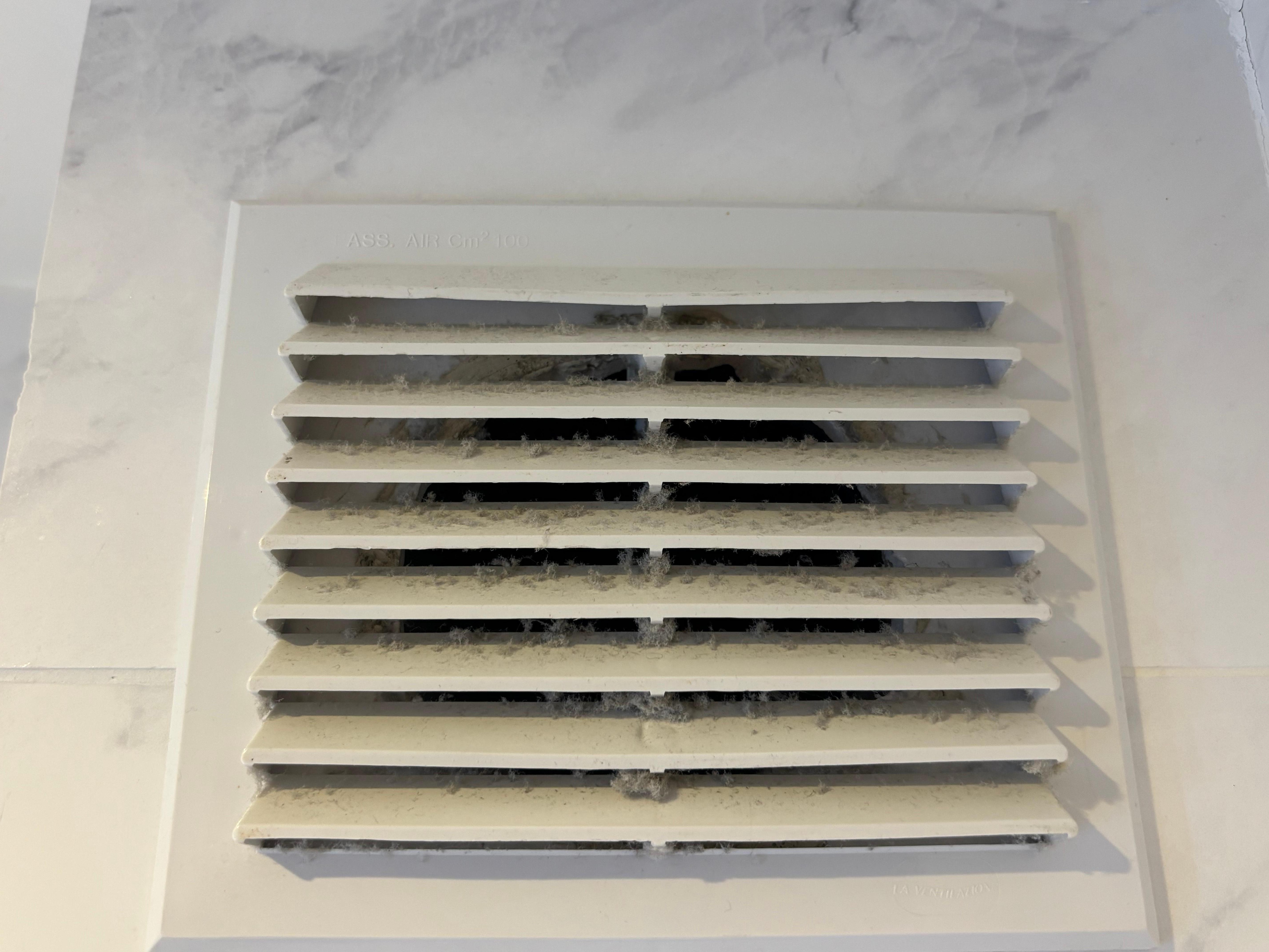 Bouche d’aération repoussante 