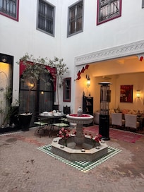 Riad central courtyard